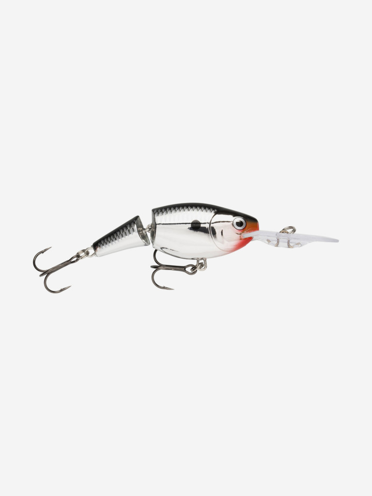 Esca Artificiale Rapala Jointed Shad Rap 04, Color Fire Crawdad, Per Pesca In Acqua Dolce