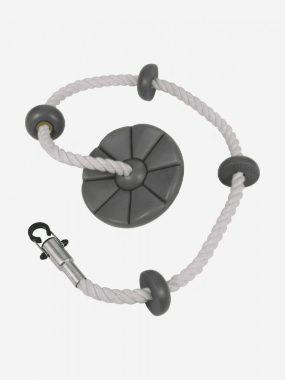 Канат с упорами и тарзанкой Sportlim Серый