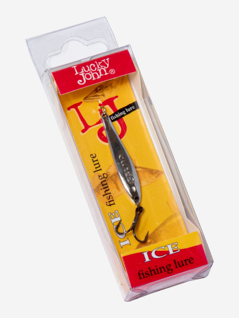 Блесна вертикальная зимняя Lucky John S-1 с тройником, вес 1.5 г