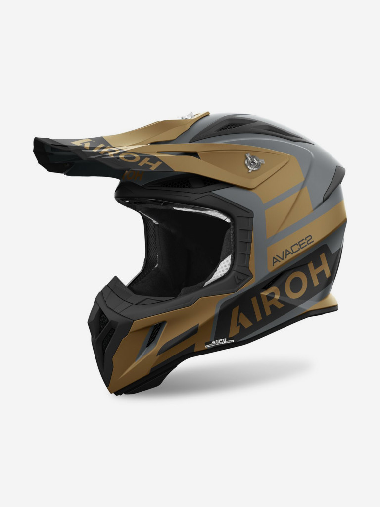 Мотошлем кроссовый взрослый Airoh AVIATOR ACE 2 SAKE Gold Matt
