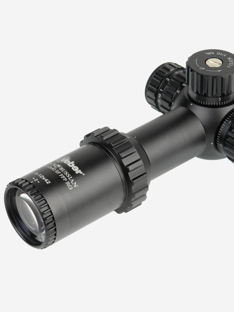 Прицел оптический Veber Black Russian 3-12x42 SF FFP RG