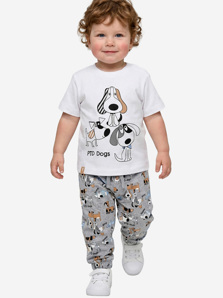 Комплект для мальчиков: футболка, брюки PlayToday