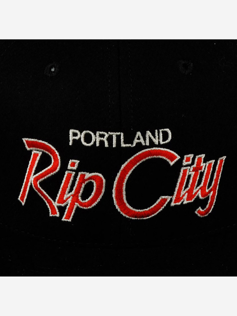 Бейсболка с прямым козырьком HOOD 100-MWL003-OR003-BK Rip City, OR