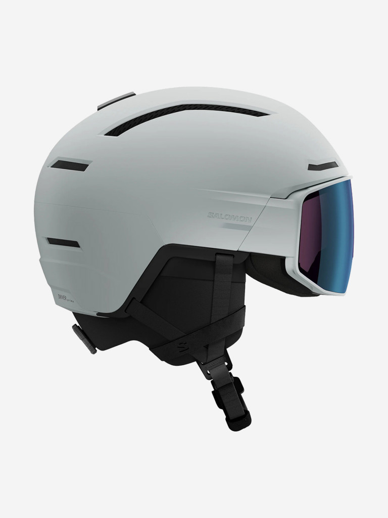 Горнолыжный шлем с визором Salomon Driver Prime Sigma Photo MIPS Серый Cat. 1-3