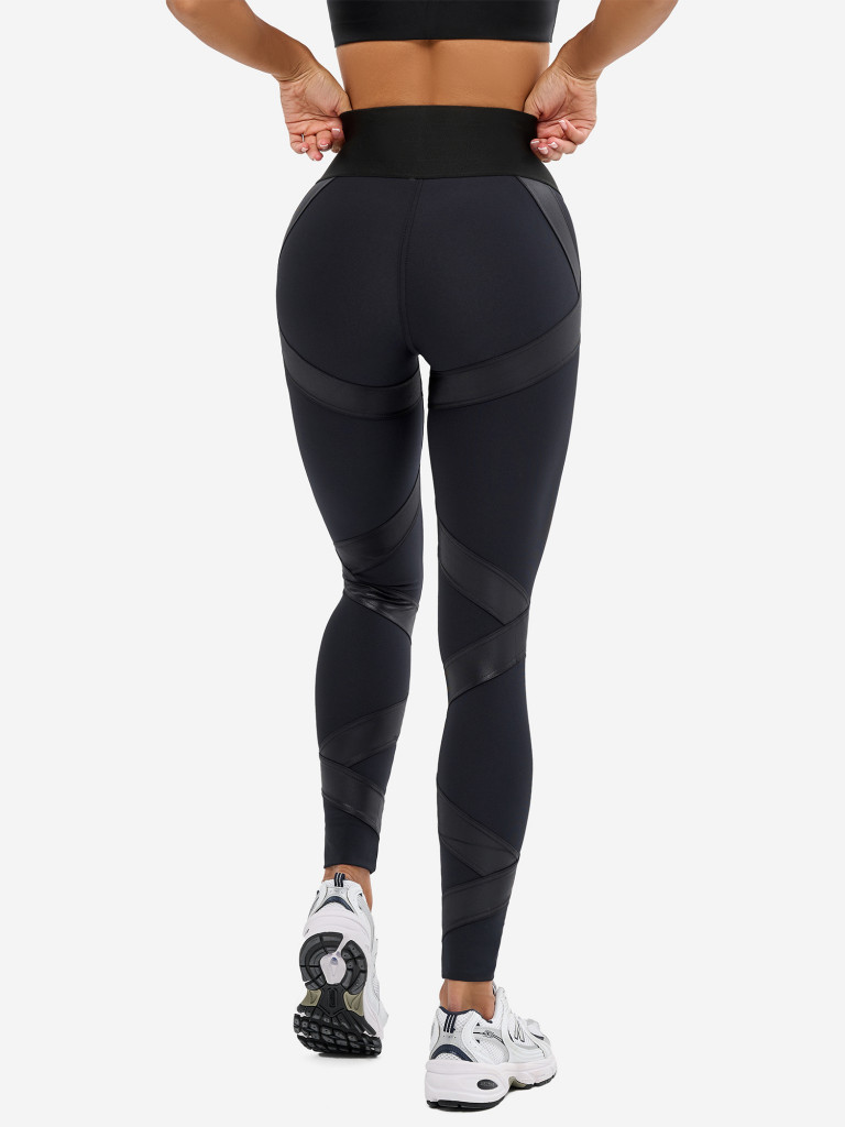 Лосины женские Bona Fide Mummy Strip Skin Edition "Black"