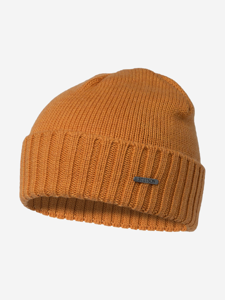 Шапка с отворотом STETSON 8589303 BEANIE MERINO