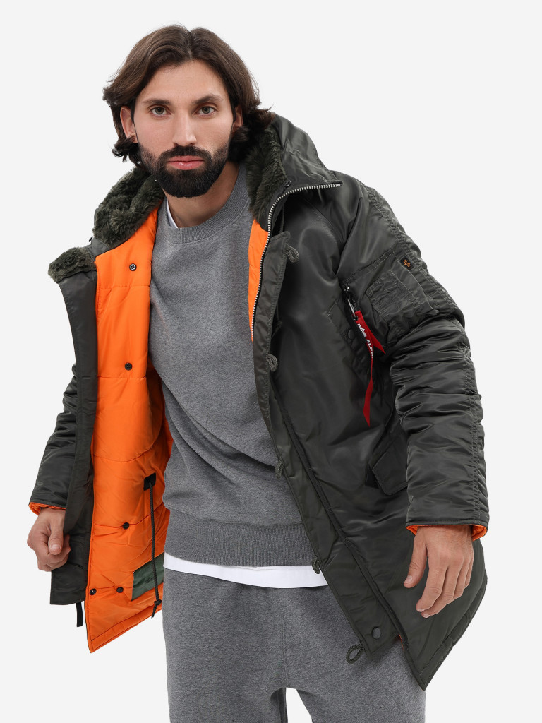 Парка зимняя мужская Slim Fit N-3B Alpha Industries