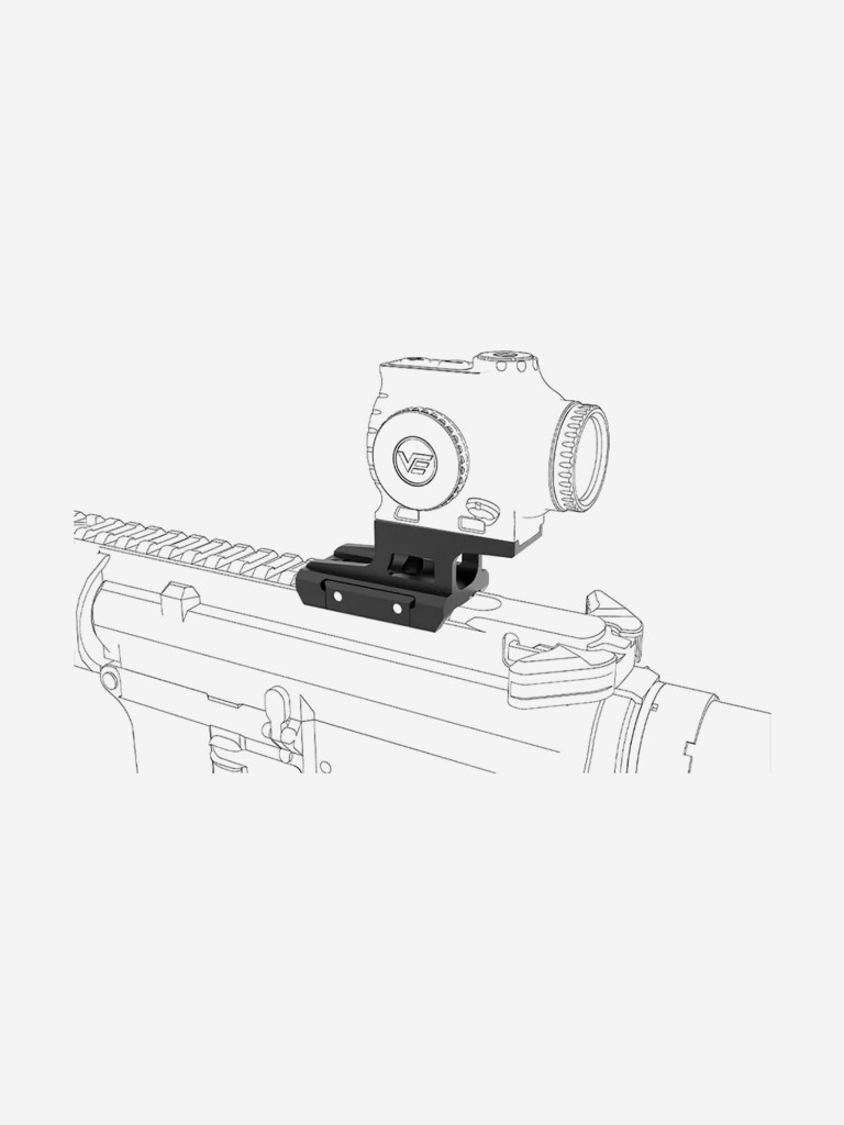 Кронштейн для прицела Vector Optics RUM Picatinny Riser Mount для коллиматоров Aimpoint