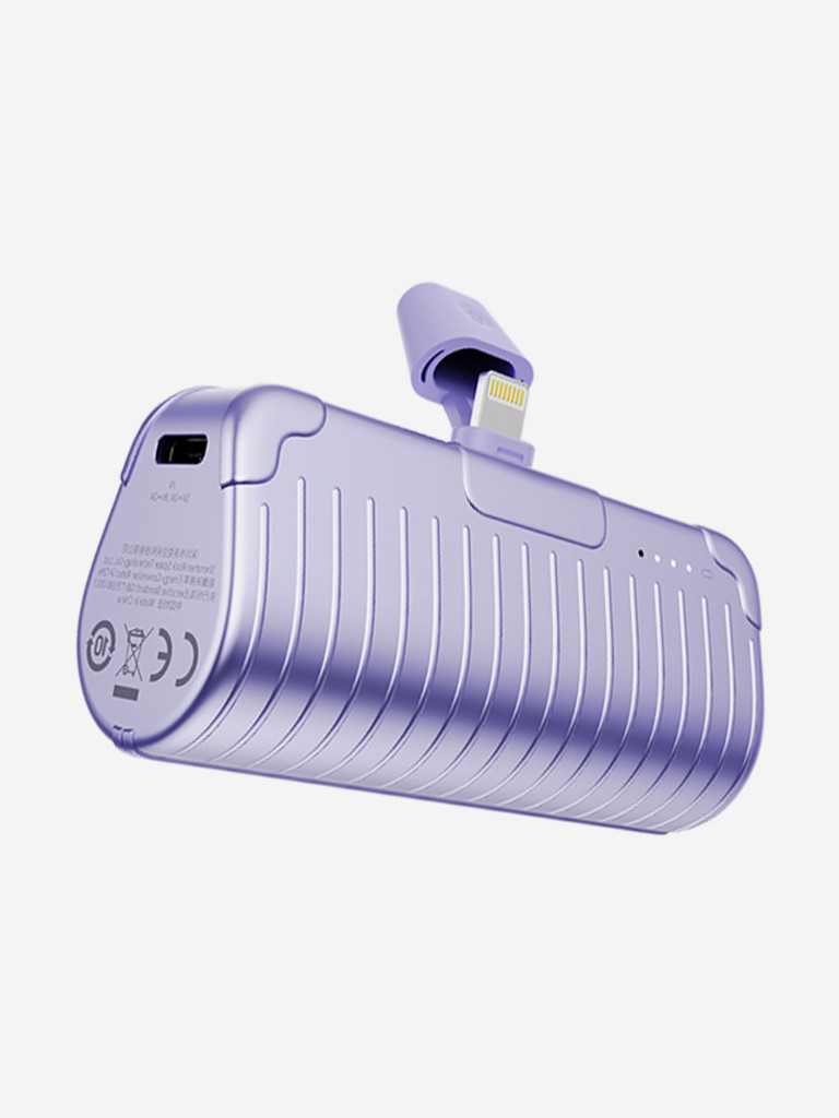 Внешний аккумулятор ROCK P86 Fast Charging Power Bank 4800mAh фиолетовый