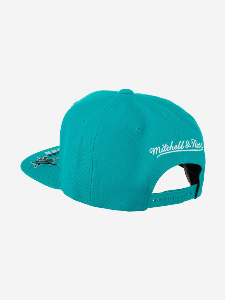 Бейсболка с прямым козырьком MITCHELL NESS 6HSSSH22089-SJSTEAL San Jose Sharks NHL