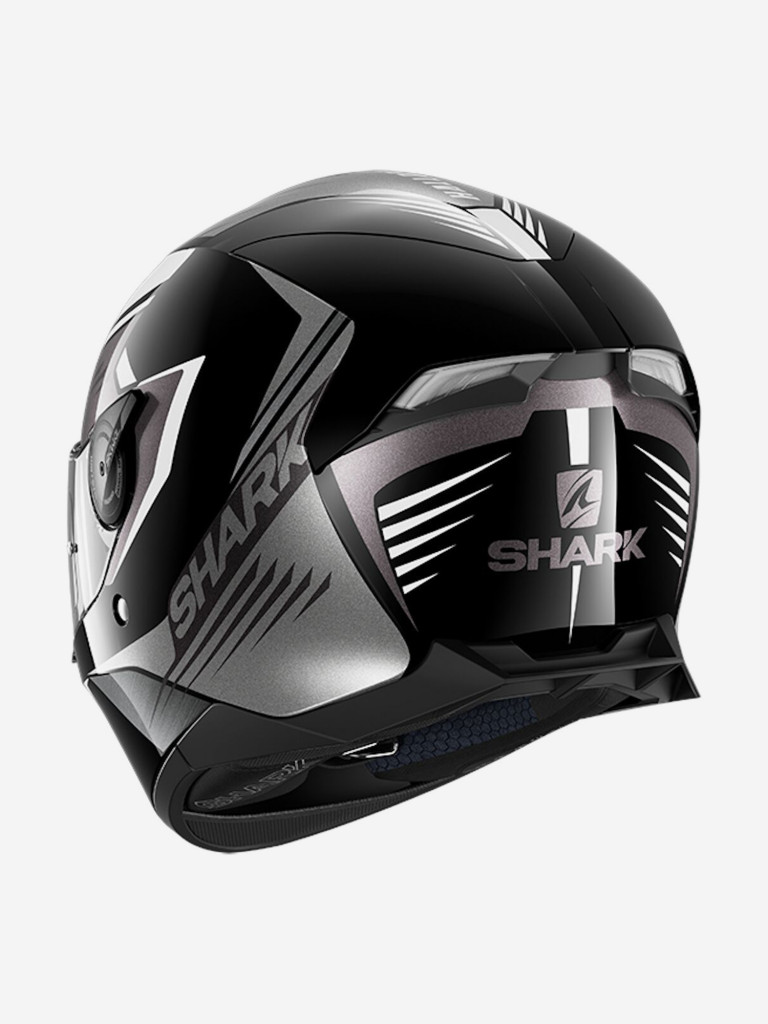 Мотошлем интеграл SHARK SKWAL 2 HALLDER Black/White/Antracite