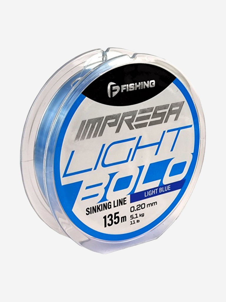 Леска Impresa Light Bolo Light Blue F-FISHING 135м 0,20мм 5,1кг/11lb