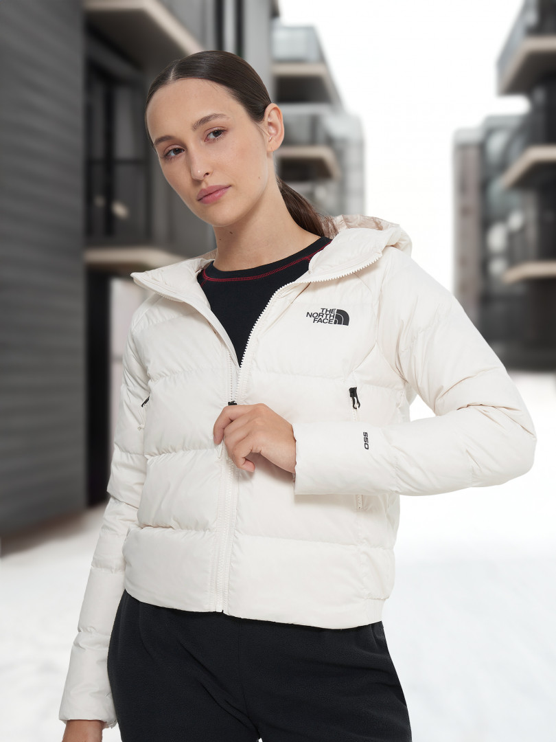 фото Пуховик женский the north face hyalite, бежевый