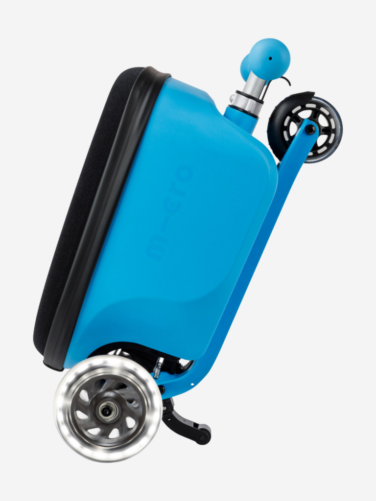 Чемокат для детей Micro Luggage Junior LED с наклейками