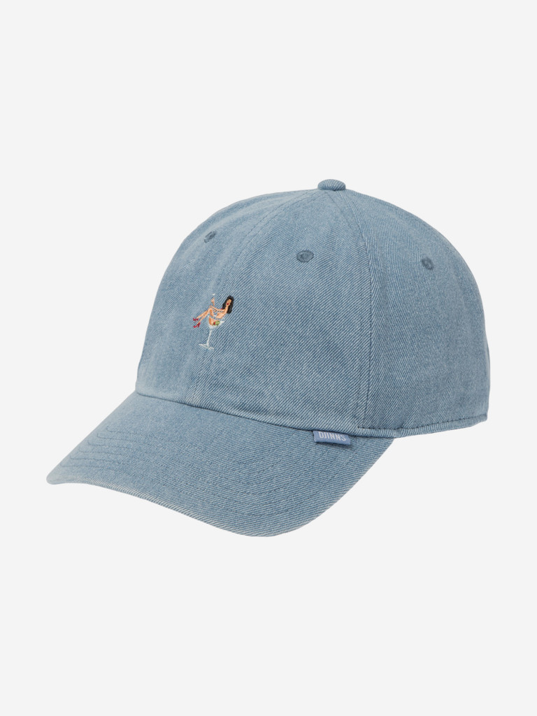 Бейсболка DJINNS 6 Panel Dad Cap Coloured Girl (голубой)