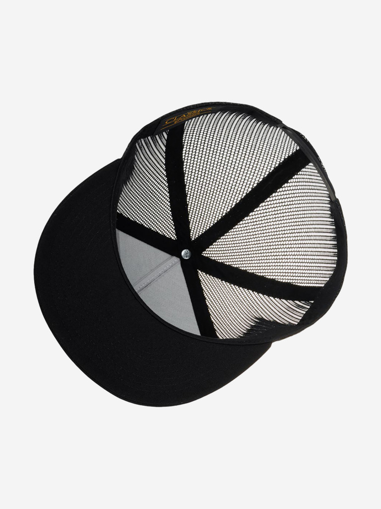 Бейсболка с прямым козырьком FLEXFIT 6006 (черный)