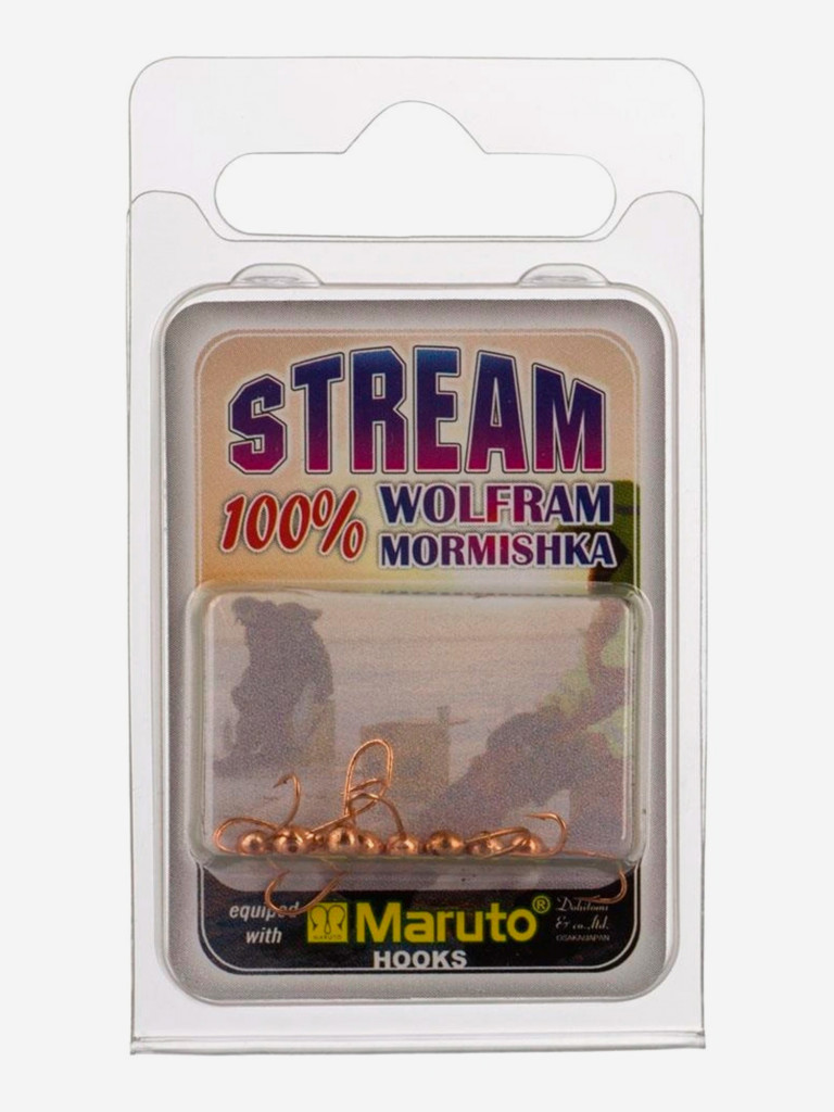 Мормышка Helios вольфрамовая Шар с отверстием 3мм 0,30г Cu (MW-1930-Cu), 10 штук в упаковке