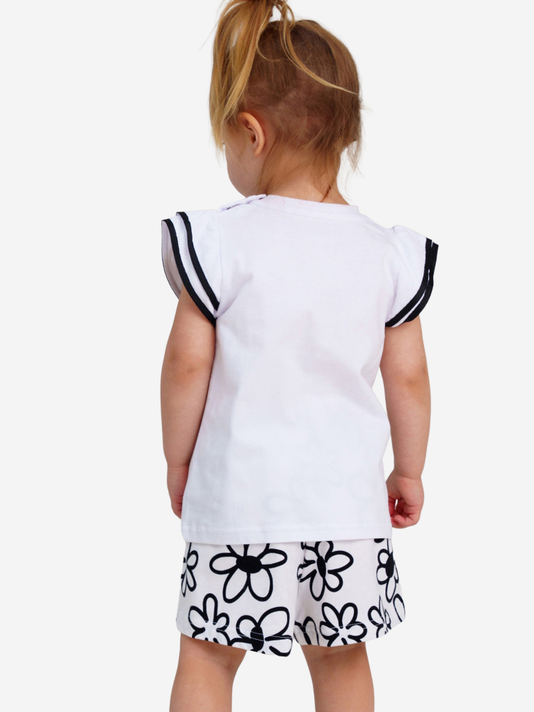 Комплект для девочек: футболка, шорты PlayToday