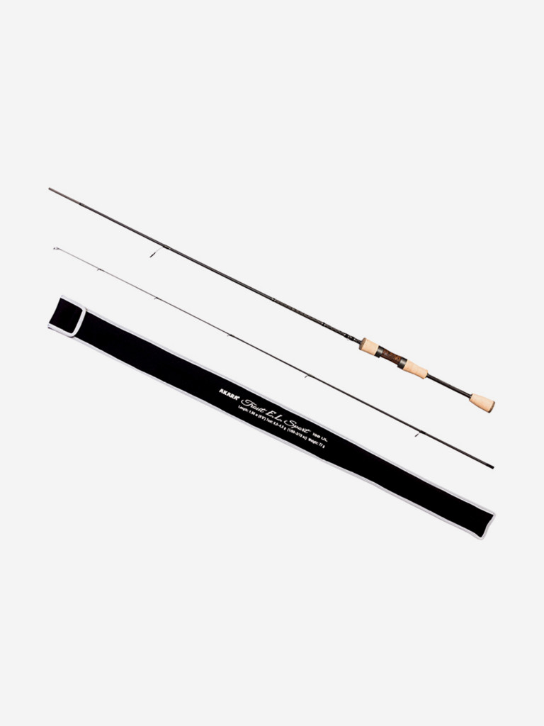 Спиннинг штекерный углеволоконный 2 колена Akara Trout E.L Sport UL (0,5-4,5) 1,98 м с разнесенной ручкой