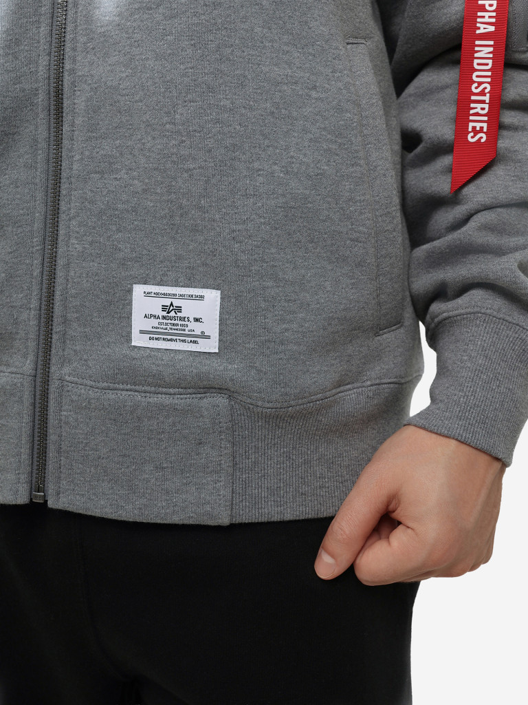 Толстовка с капюшоном на молнии Utility Pocket Full Zip Up Alpha Industries