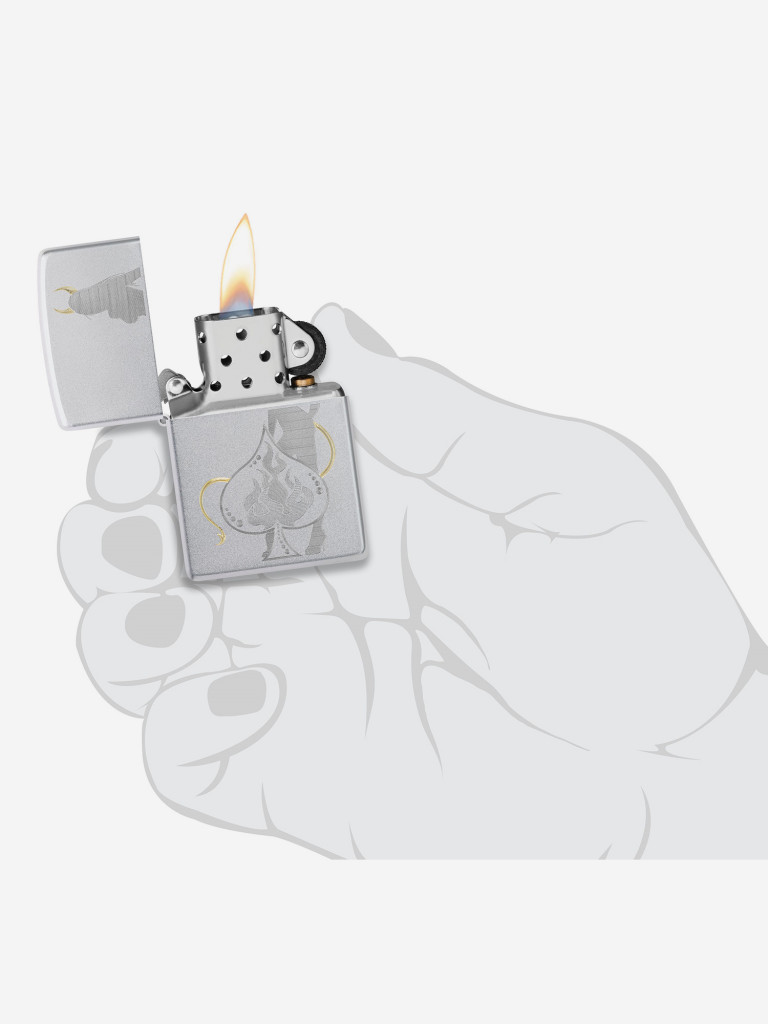 Зажигалка бензиновая ZIPPO 48658 Devilish Ace