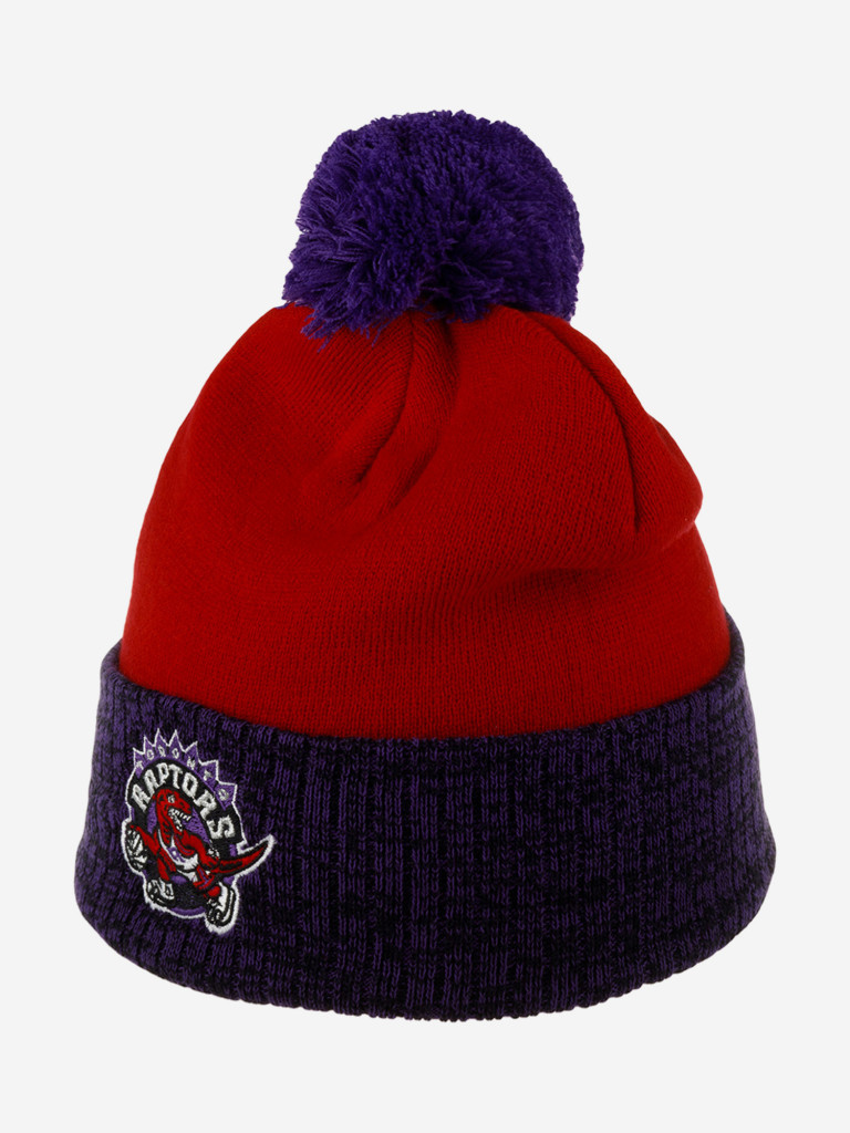 Шапка с помпоном MITCHELL NESS HPCK1052-TRAYYPPPRED1 Toronto Raptors NBA (красный)