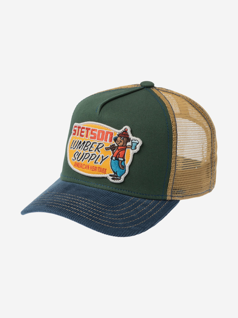 Бейсболка с сеточкой STETSON 7761130K TRUCKER CAP LUMBER SUPPLY (синий)