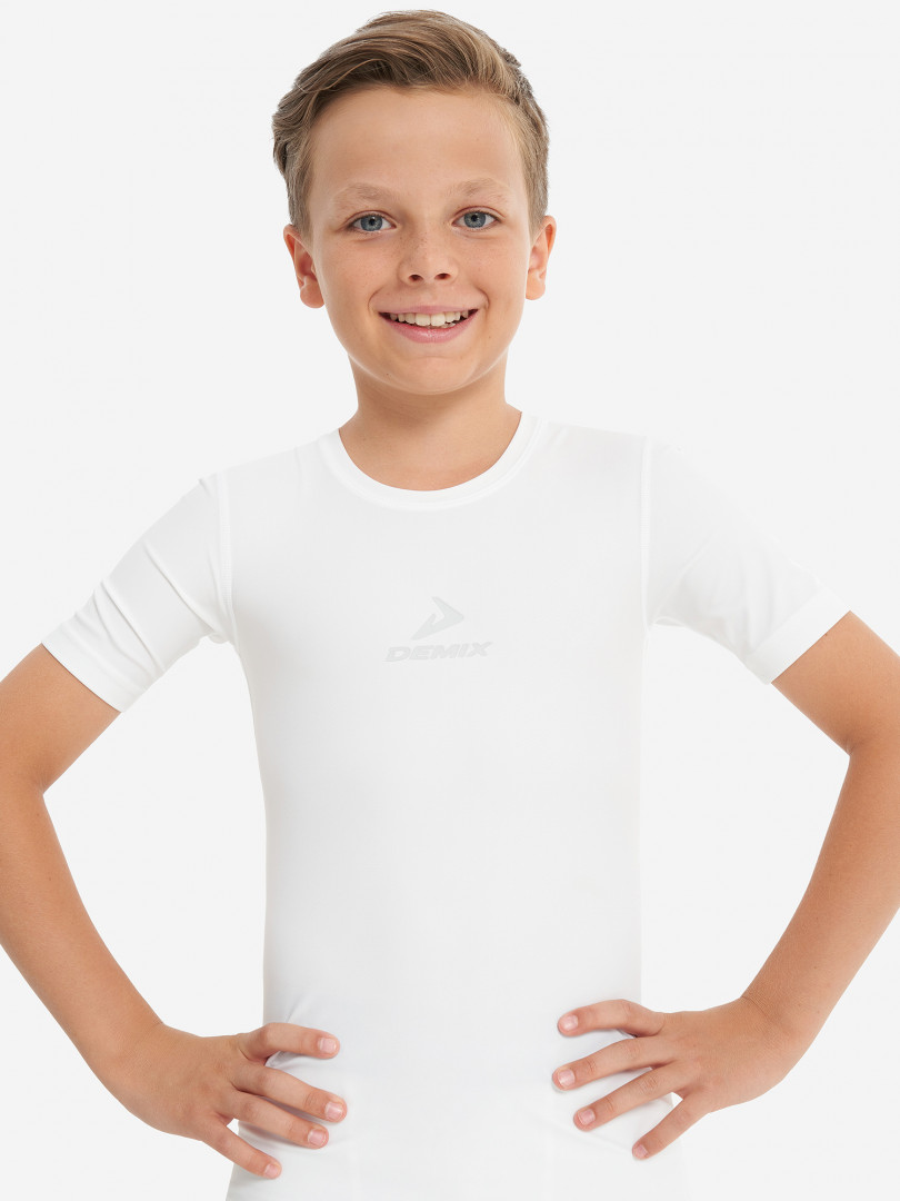 Футболка компрессионная для мальчиков Demix Белый 599₽
