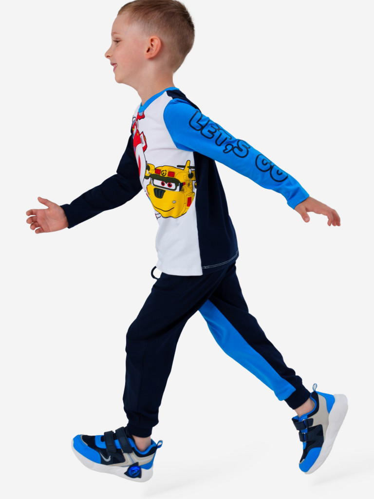 Комплект для мальчика: лонгслив, брюки PlayToday