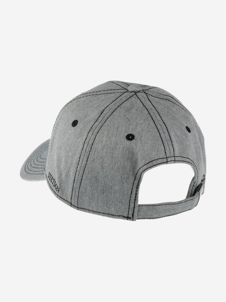 Бейсболка STETSON 7721141 BASEBALL CAP COTTON MELANGE (серый)