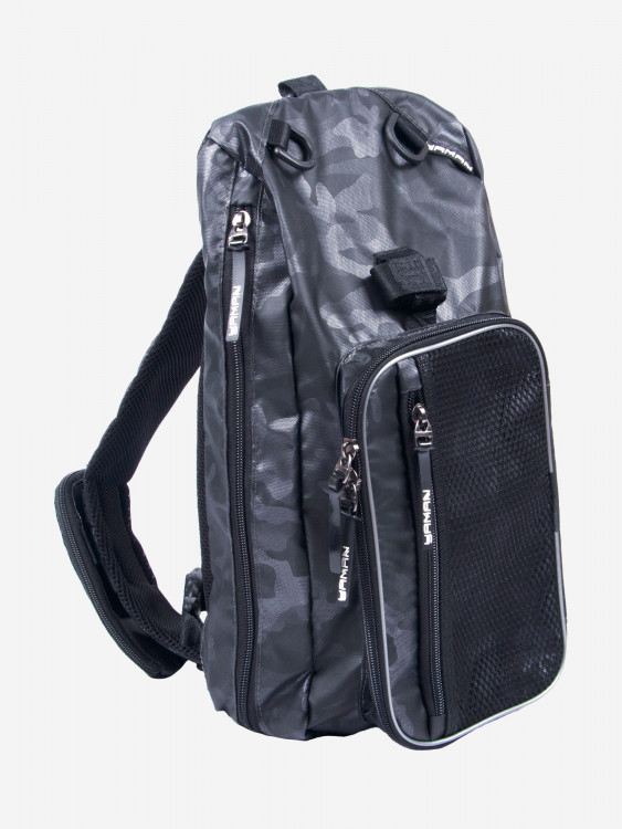 Сумка-рюкзак рыболовная Yaman Sling Shoulder Bag, 44х24х17 см, цвет серый камуфляж.