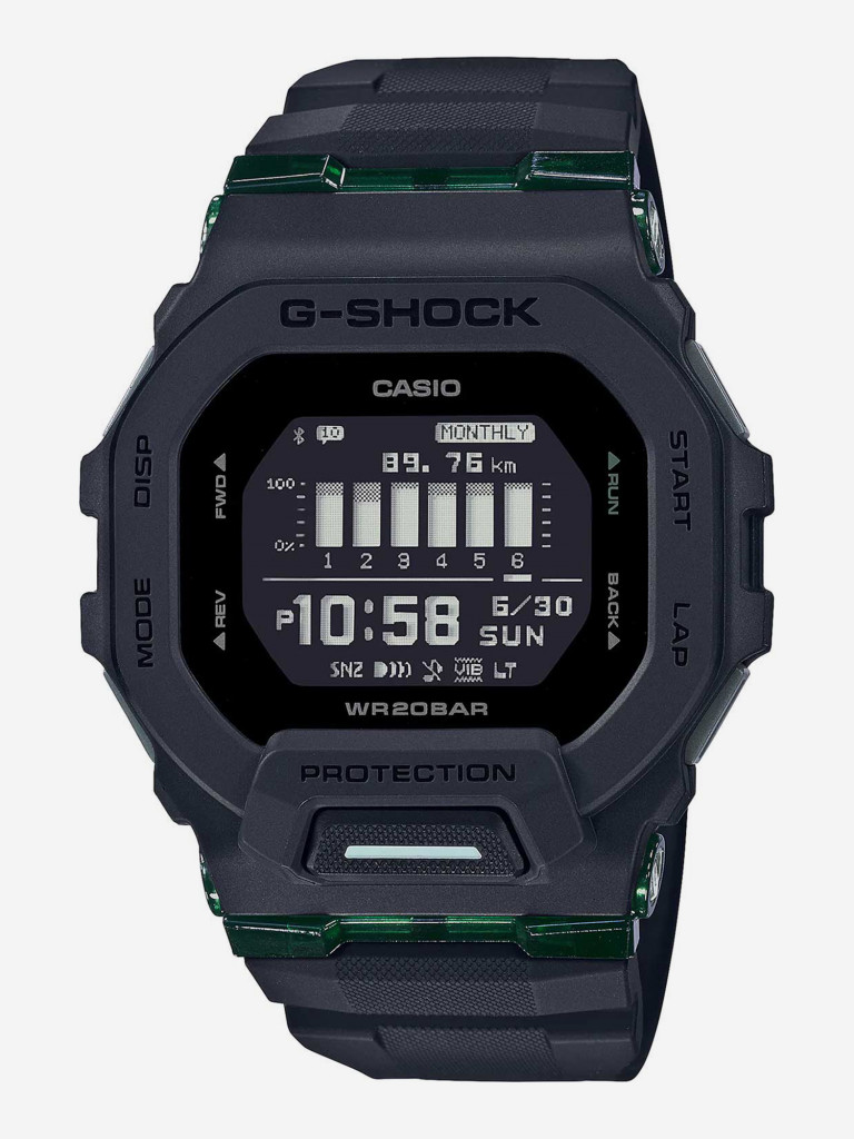 Спортивные часы Casio G-Shock GBD-200UU-1E черный цвет — купить за 17890  руб., отзывы в интернет-магазине Спортмастер