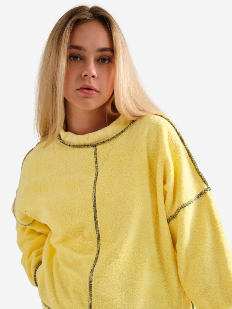 Кроп-свитшот женский YellowGlow BESRF