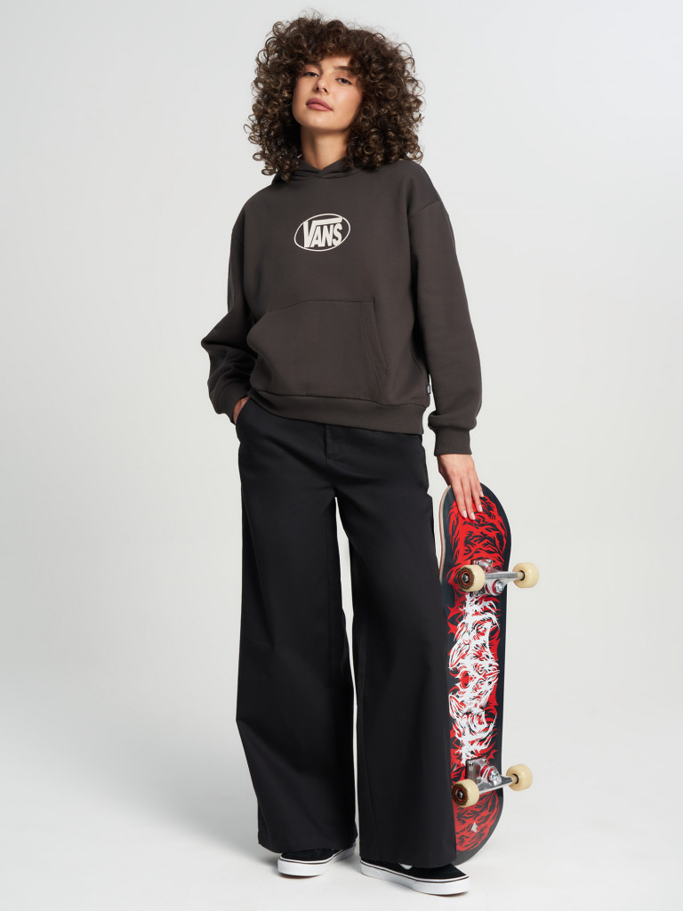 Худи женское Vans Oval Logo Relaxed