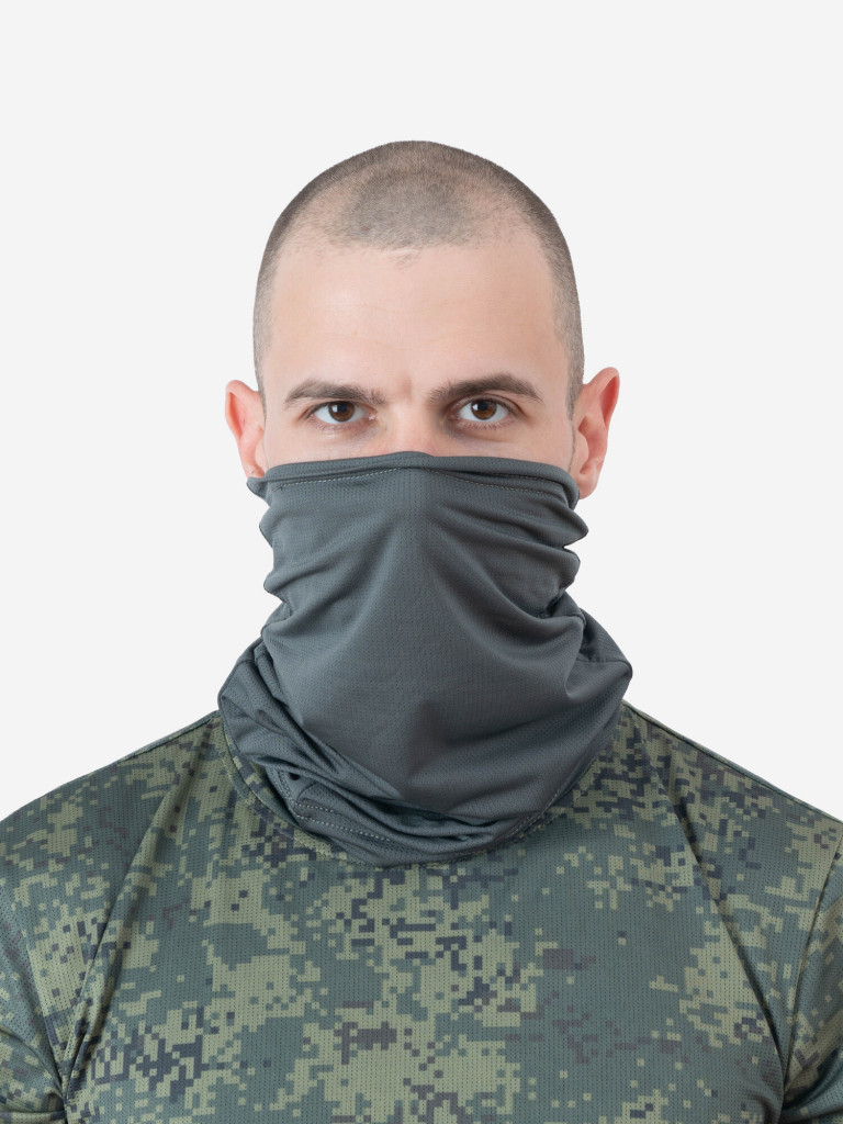 Бандана сетка с перфорацией серая Jägermann