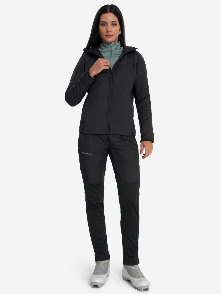Куртка для беговых лыж женская Nordski Hybrid Warm 2.0