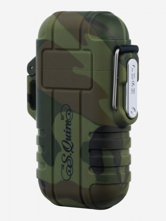 Зажигалка газовая, турбо, водонепроницаемая, хаки