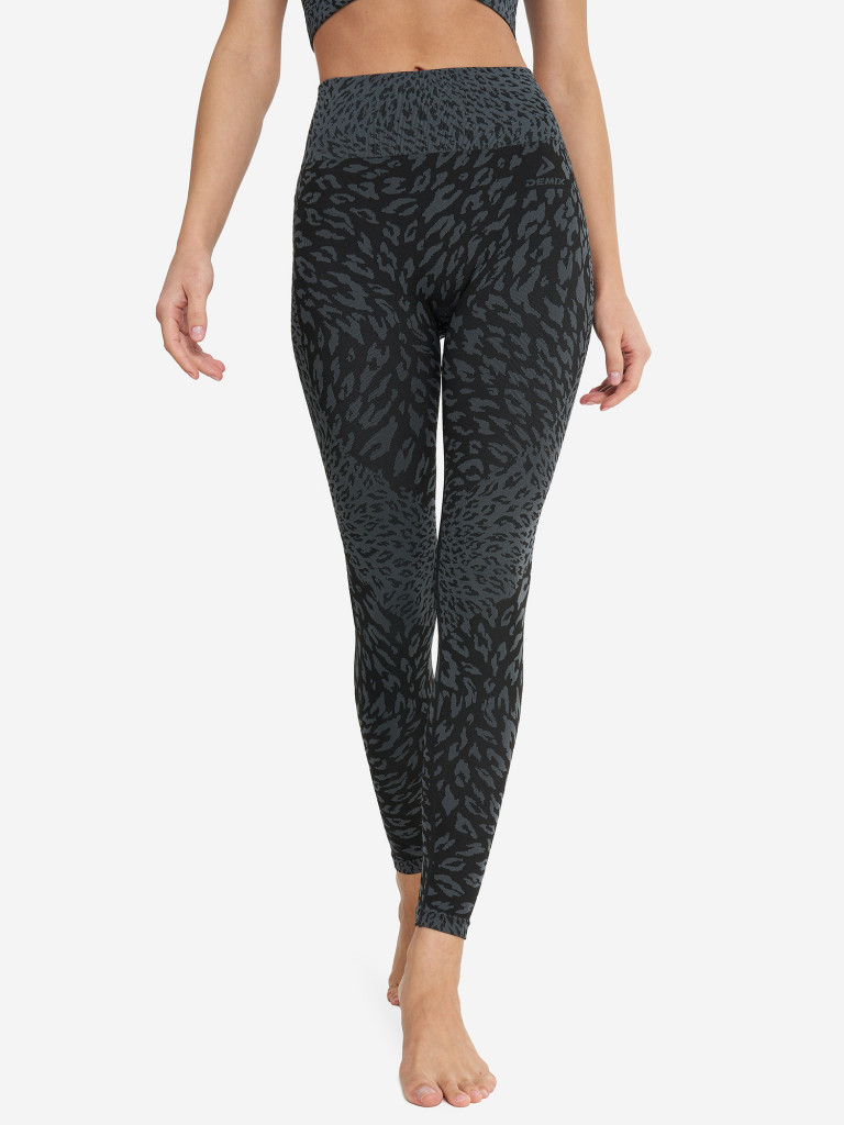 Легинсы женские Demix HighFlow Yoga Seamless Gfx