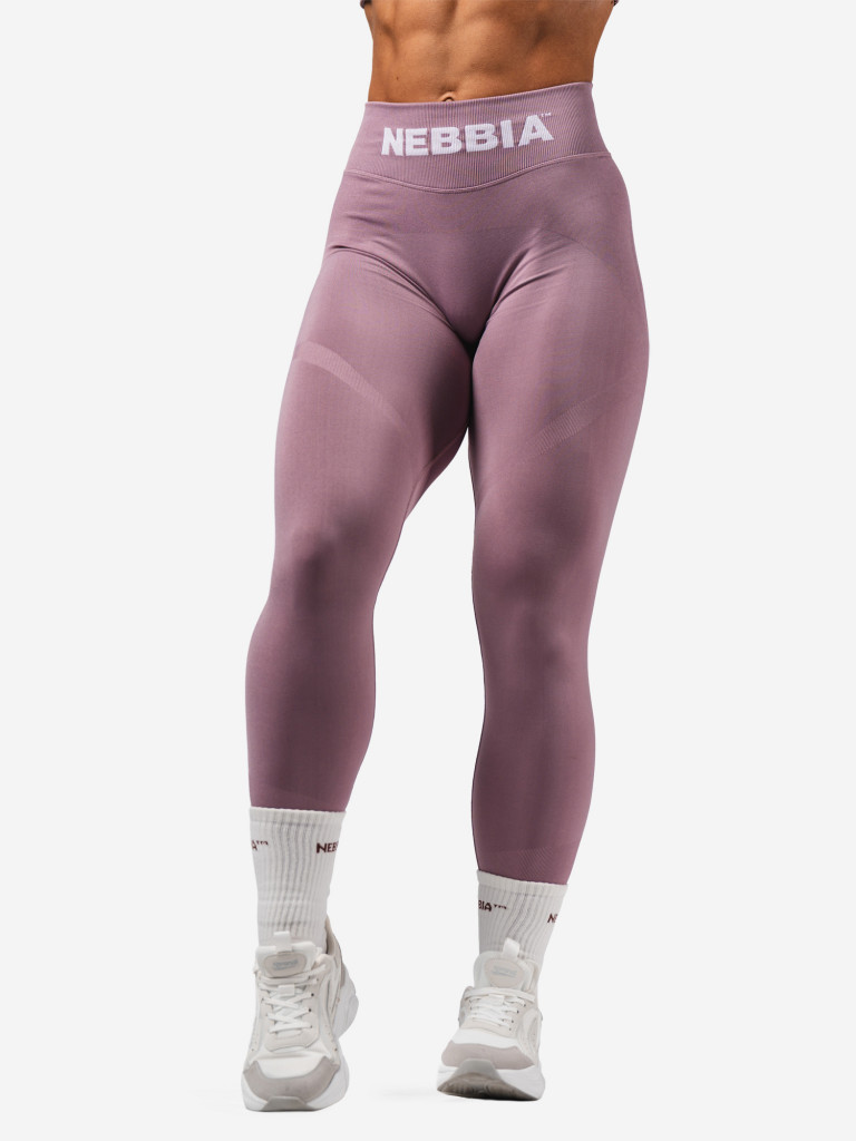 Легинсы спортивные женские NEBBIA High-Waist Push-Up Leggings FLOW SEAMLESS 496