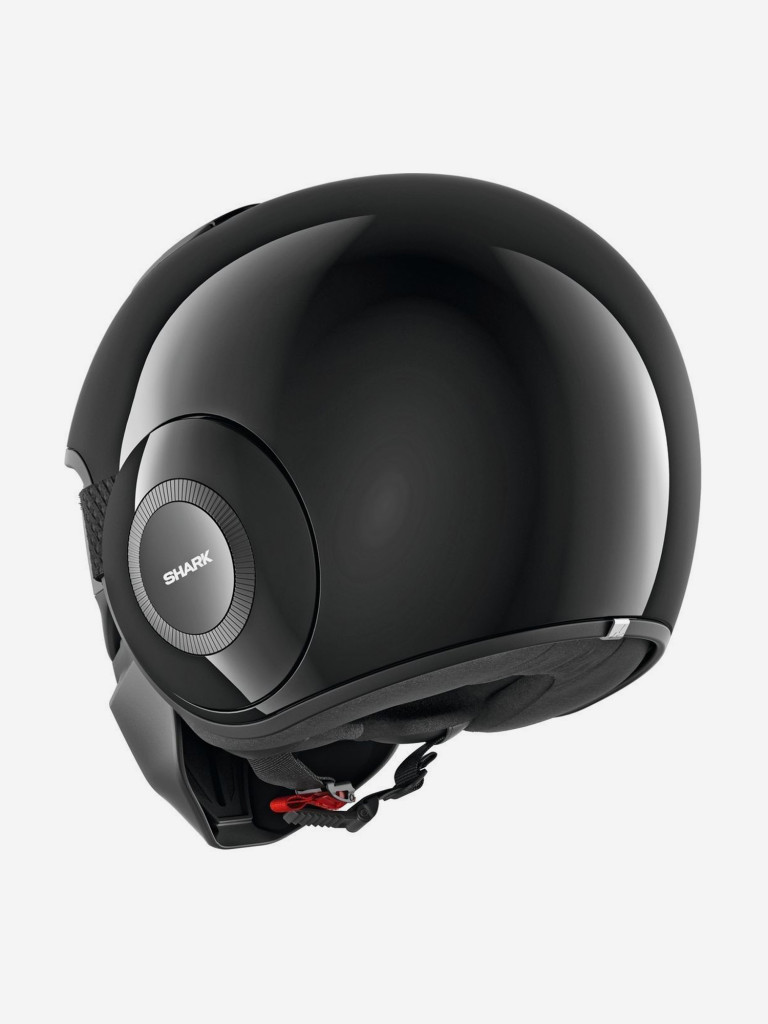 мотошлем открытый SHARK STREET DRAK BLANK Black Glossy