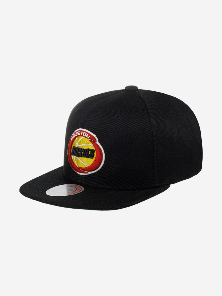 Бейсболка с прямым козырьком MITCHELL NESS 6HSSJS19079-HROBLCK Houston Rockets NBA (черный)