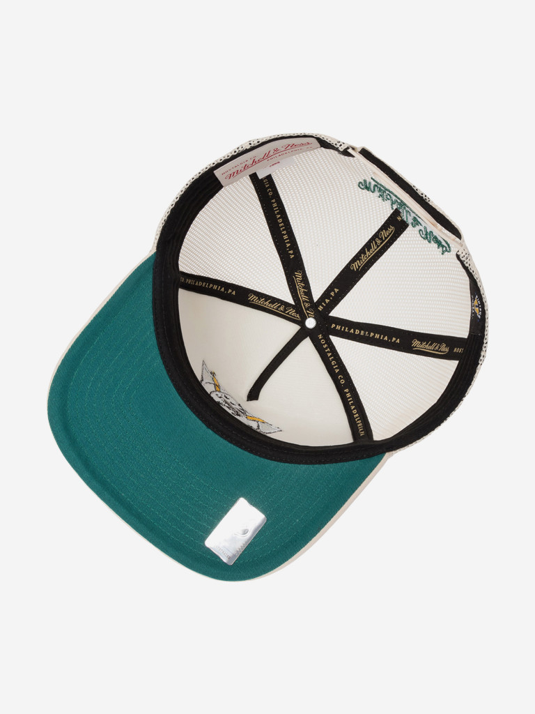 Бейсболка с сеточкой MITCHELL NESS HT8615-ADUOFWH Anaheim Ducks NHL