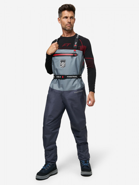 Вейдерсы мужские мембранные FINNTRAIL Wademan с носком