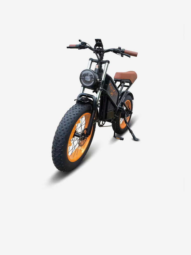 Электрофетбайк KUGOO Kirin V5 GL, черный, до 120 кг