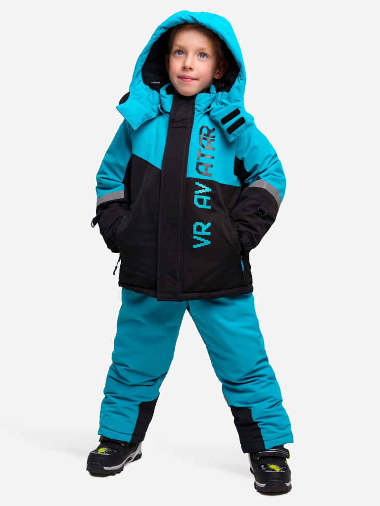 Комплект зимний для мальчиков: куртка, полукомбинезон PlayToday