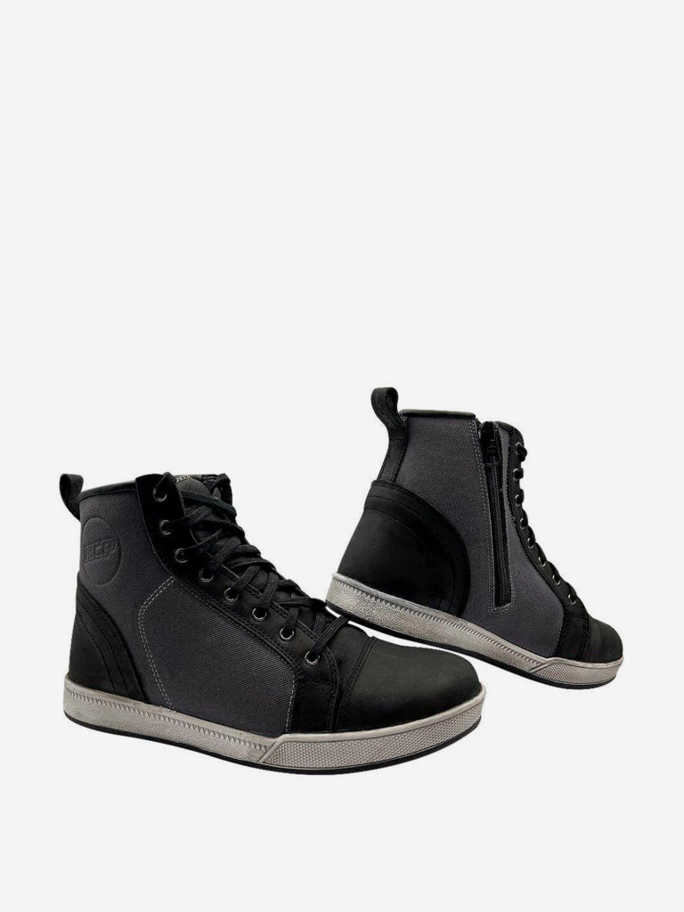 Мотоботы мужские MCP Poco Wax ZIP, черно-серый