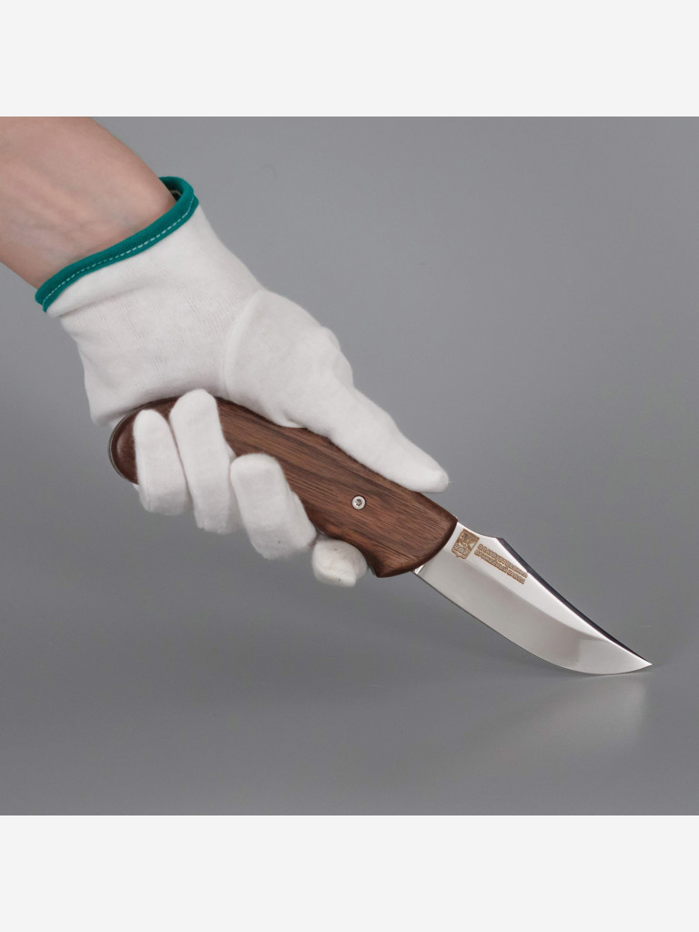 Нож складной автоматический Златоустовский оружейный завод НС-3м (сталь 95х18, орех)