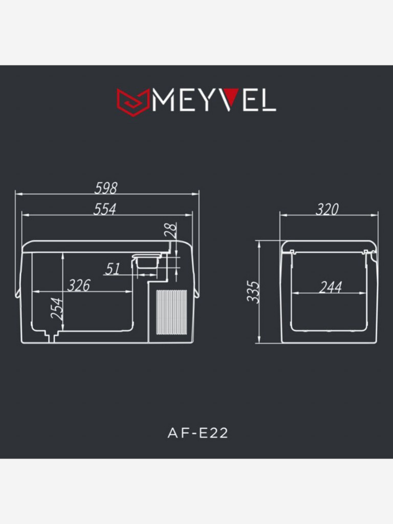 Холодильник автомобильный Meyvel AF-E22