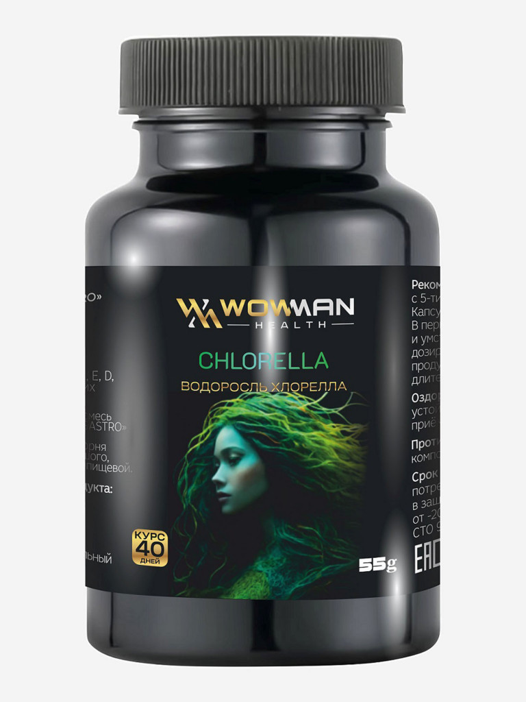 Водоросль Хлорелла WowMan WMBEEAMAN1015 220 таблеток