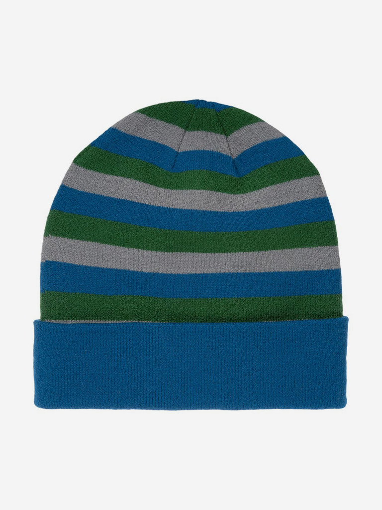 Шапка с отворотом STETSON 8599120 BEANIE STRIPES (синий)